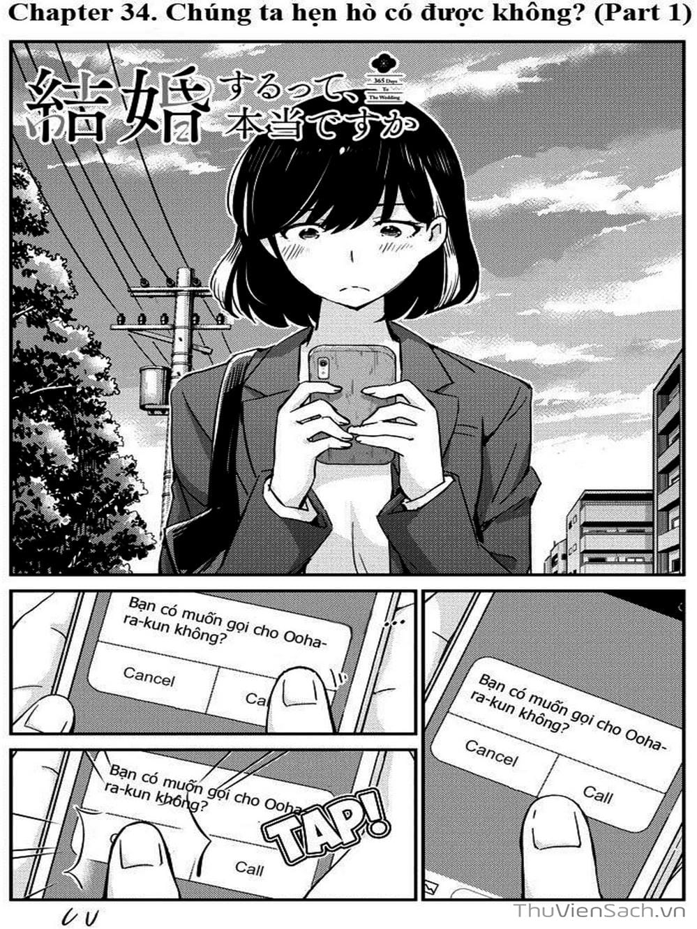 Truyện Tranh Chúng Ta Sẽ Kết Hôn Thật Sao? - 365 Days To The Wedding trang 3