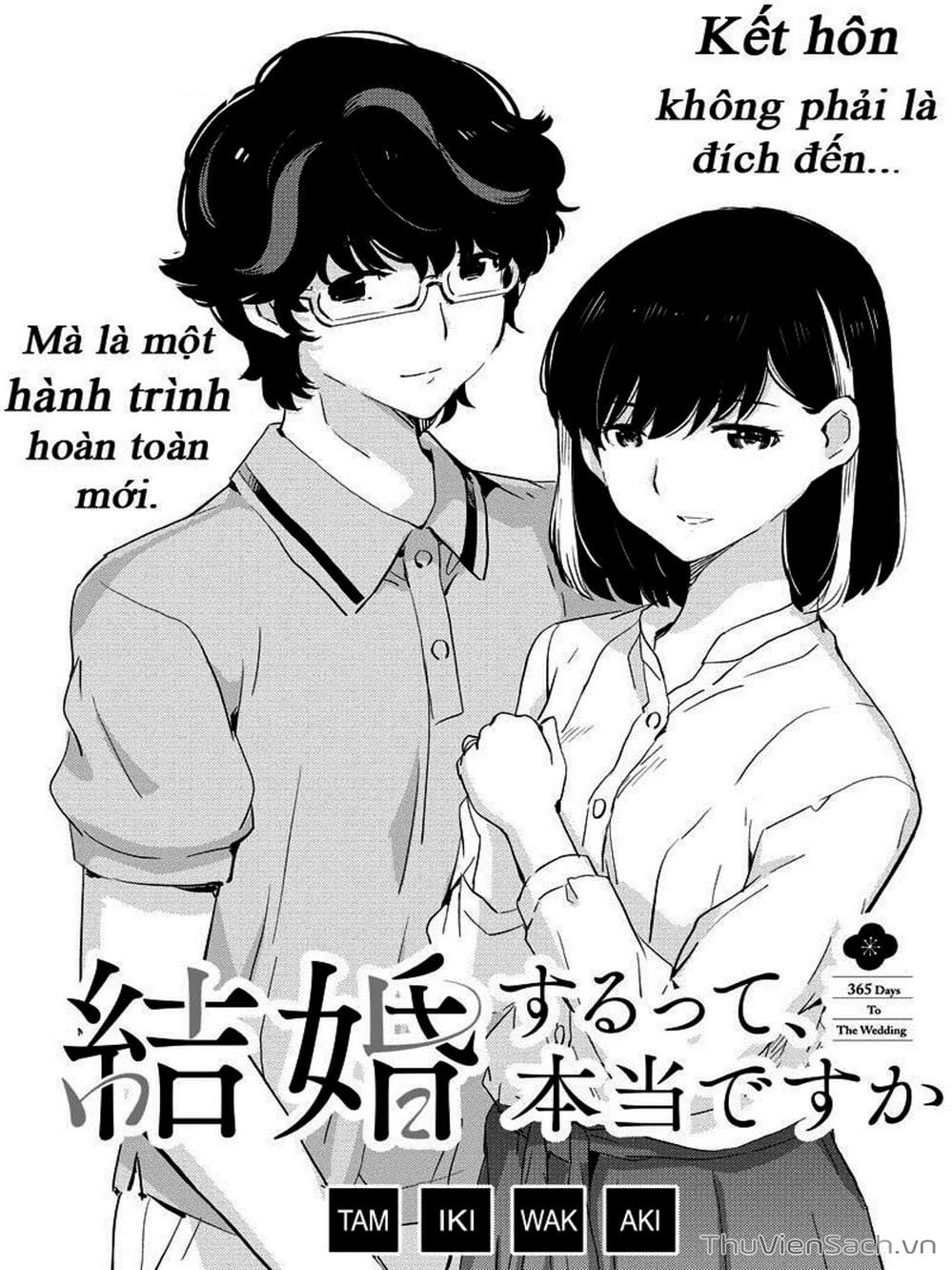 Truyện Tranh Chúng Ta Sẽ Kết Hôn Thật Sao? - 365 Days To The Wedding trang 3