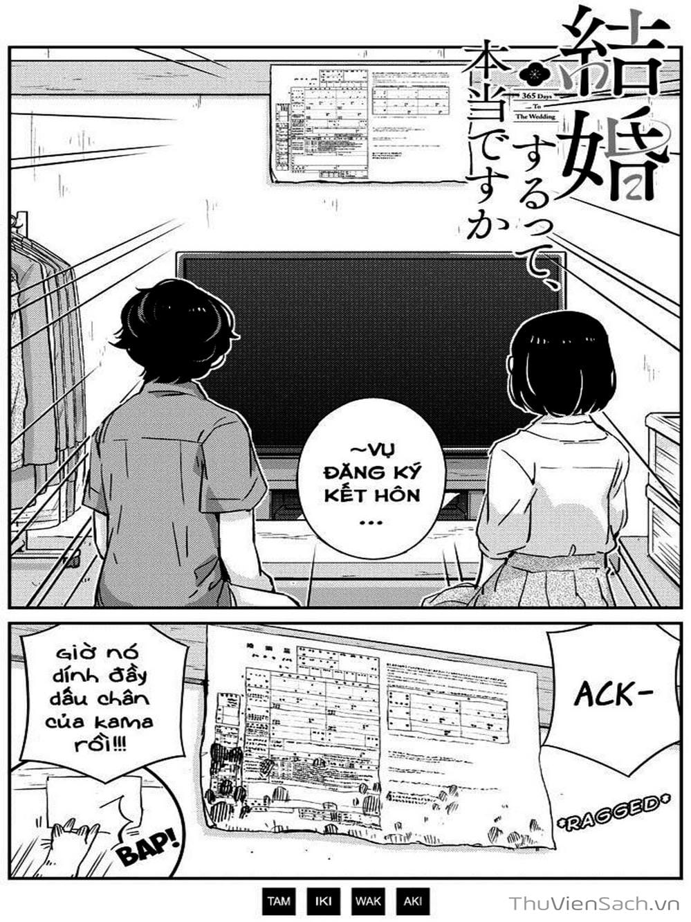 Truyện Tranh Chúng Ta Sẽ Kết Hôn Thật Sao? - 365 Days To The Wedding trang 3