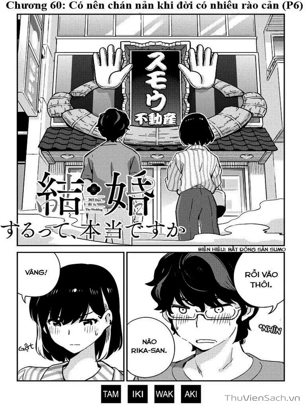 Truyện Tranh Chúng Ta Sẽ Kết Hôn Thật Sao? - 365 Days To The Wedding trang 3