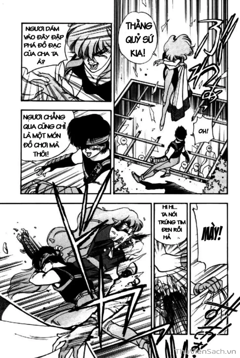 Truyện Tranh Cô Bé Ba Mắt - 3X3 Eyes trang 6