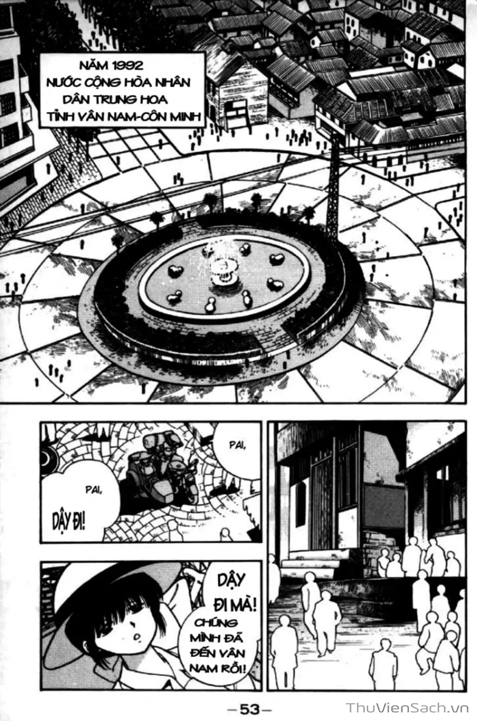 Truyện Tranh Cô Bé Ba Mắt - 3X3 Eyes trang 6