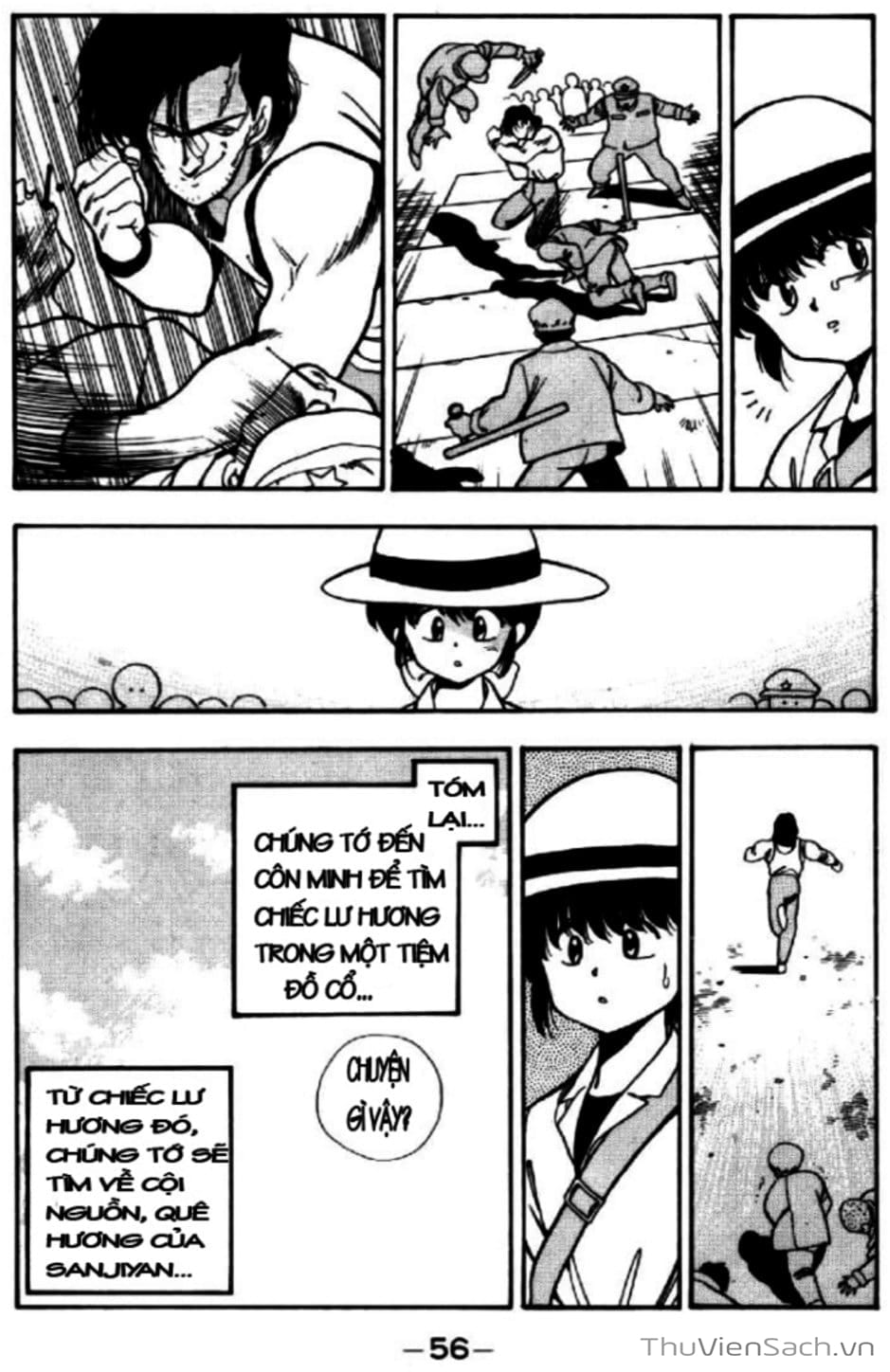 Truyện Tranh Cô Bé Ba Mắt - 3X3 Eyes trang 6