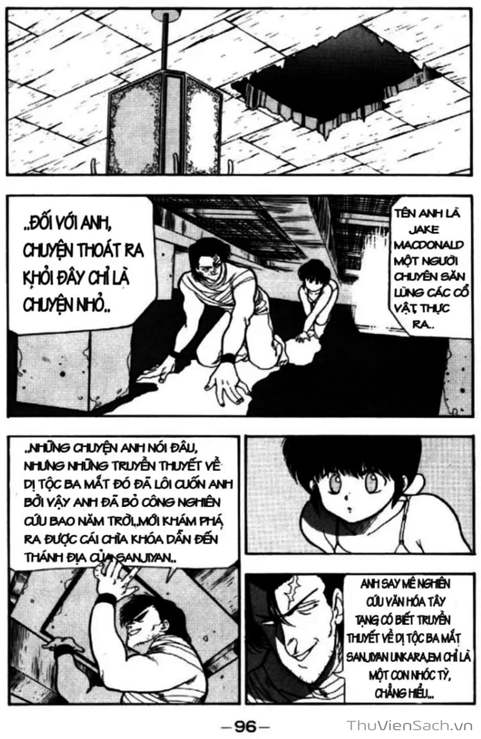 Truyện Tranh Cô Bé Ba Mắt - 3X3 Eyes trang 6