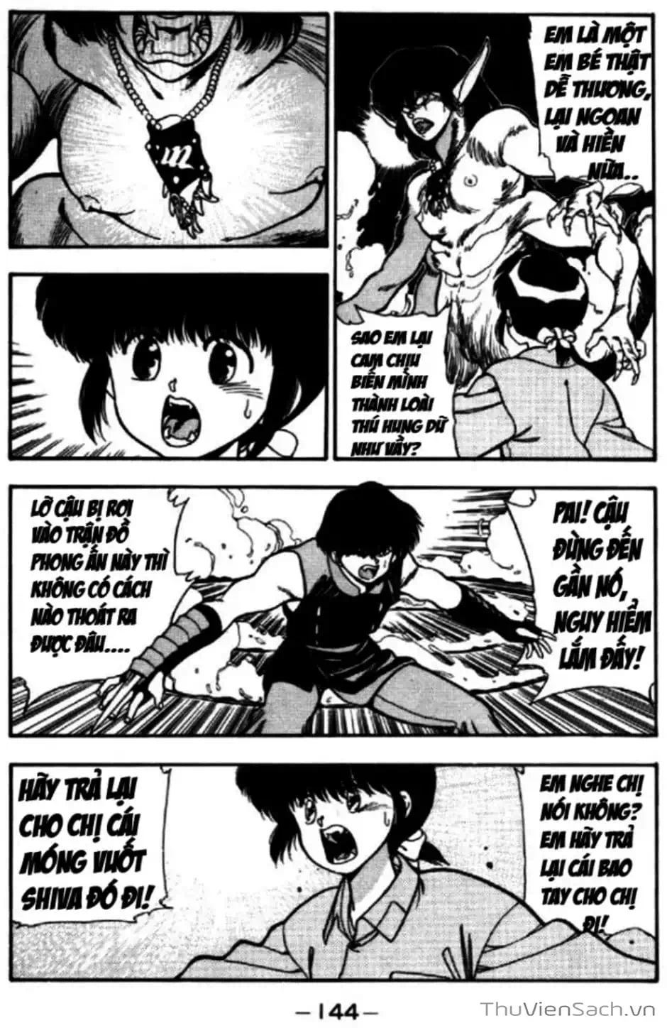 Truyện Tranh Cô Bé Ba Mắt - 3X3 Eyes trang 6