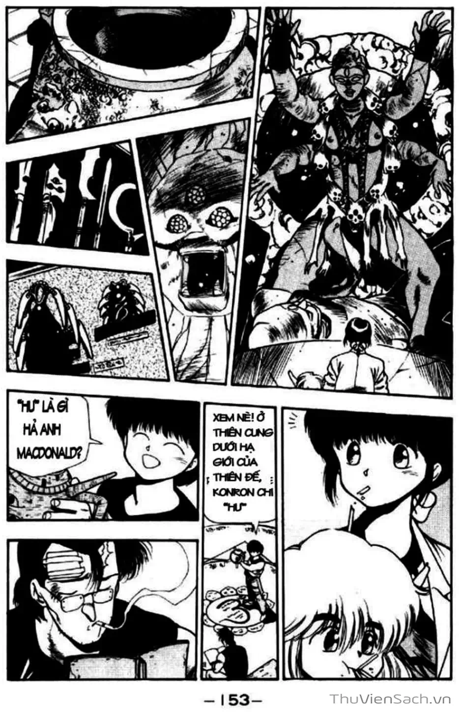 Truyện Tranh Cô Bé Ba Mắt - 3X3 Eyes trang 6