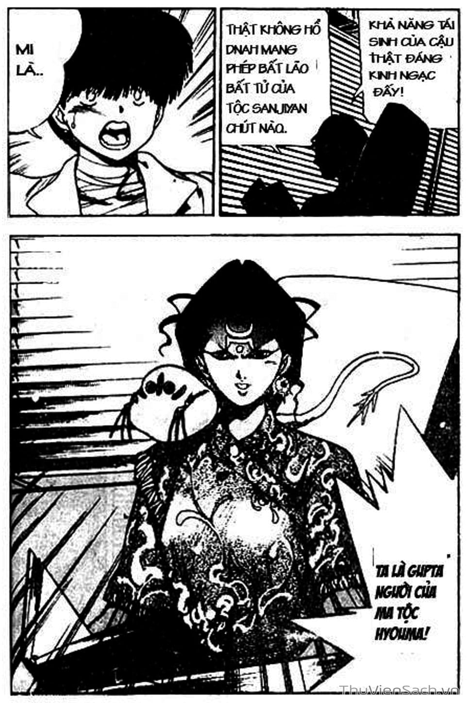 Truyện Tranh Cô Bé Ba Mắt - 3X3 Eyes trang 6