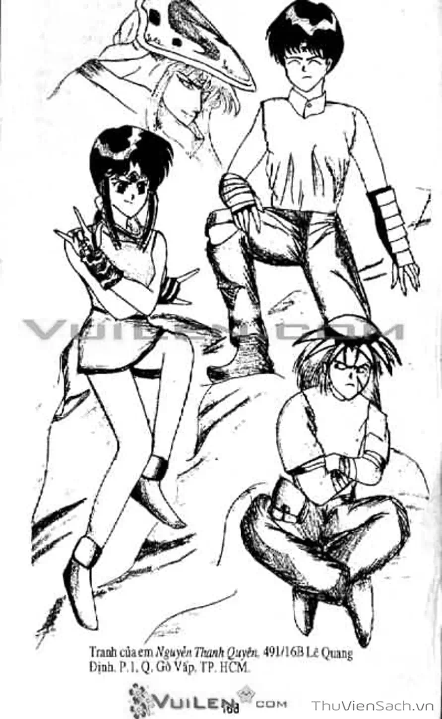 Truyện Tranh Cô Bé Ba Mắt - 3X3 Eyes trang 6