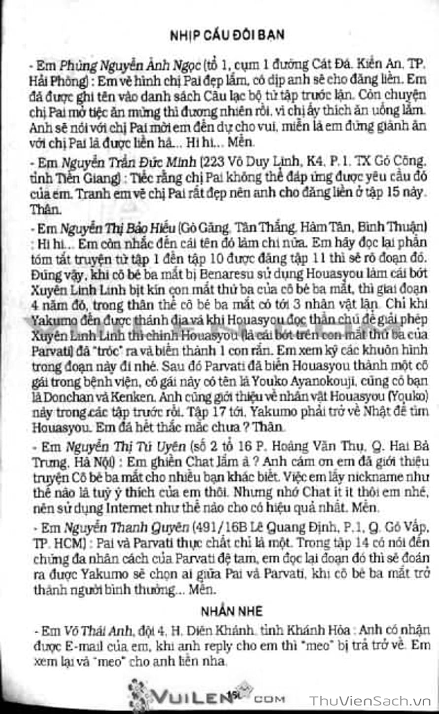 Truyện Tranh Cô Bé Ba Mắt - 3X3 Eyes trang 6