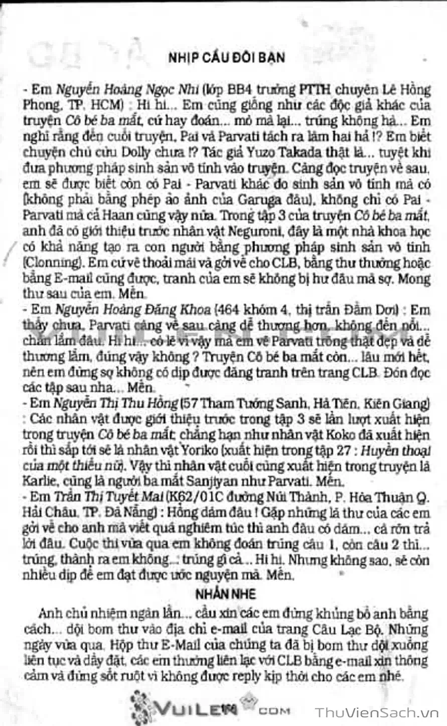 Truyện Tranh Cô Bé Ba Mắt - 3X3 Eyes trang 6