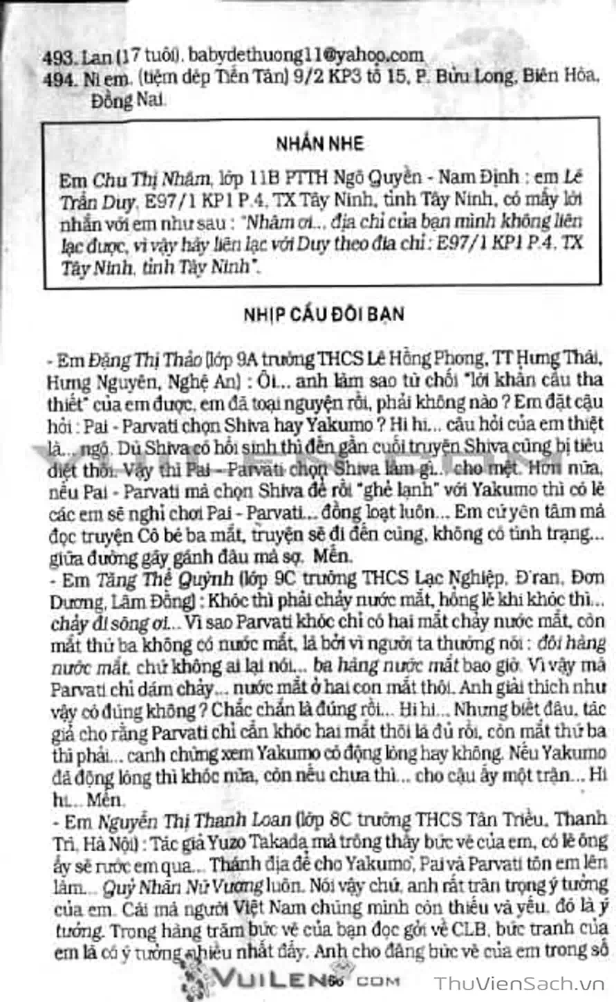 Truyện Tranh Cô Bé Ba Mắt - 3X3 Eyes trang 6