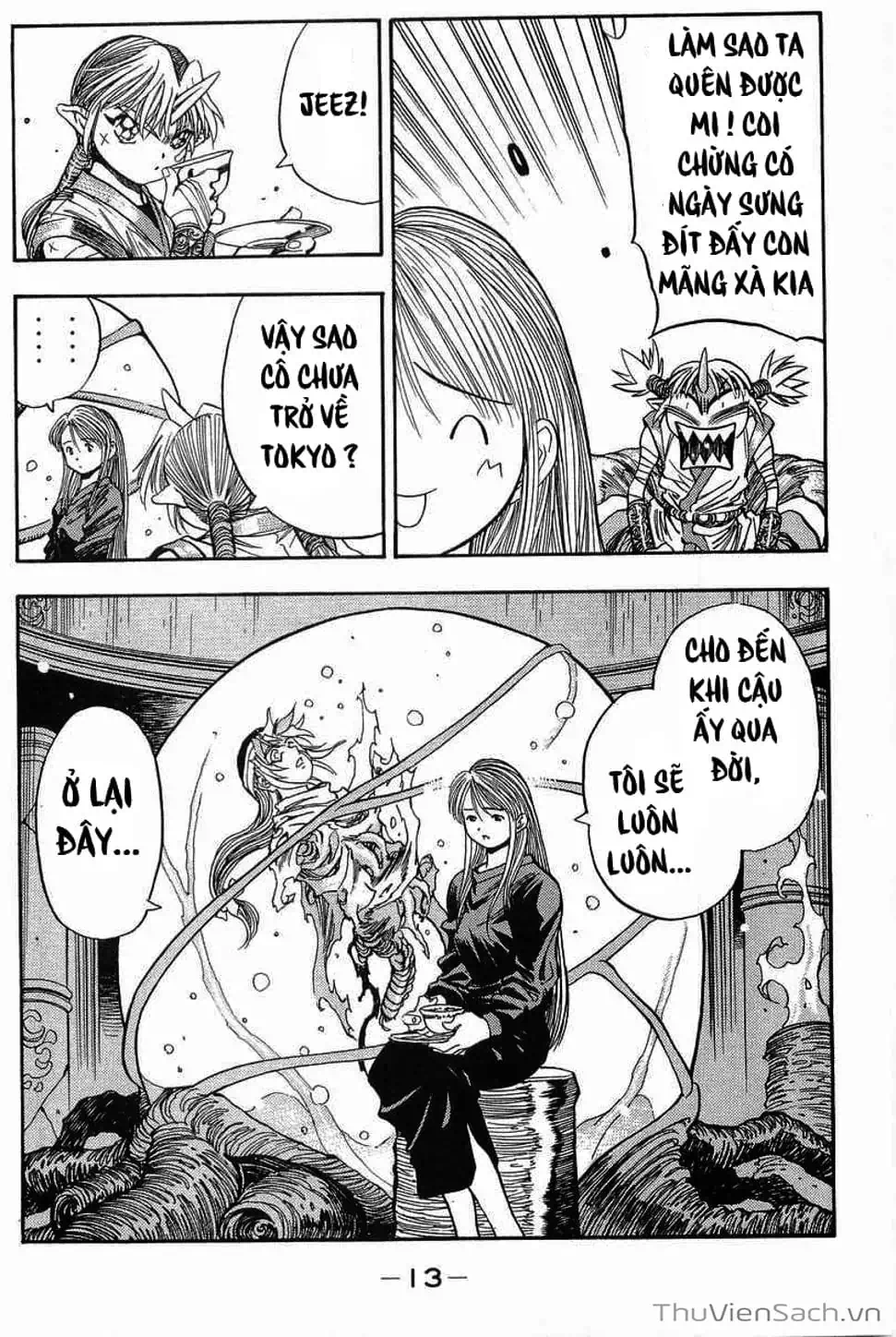 Truyện Tranh Cô Bé Ba Mắt - 3X3 Eyes trang 6