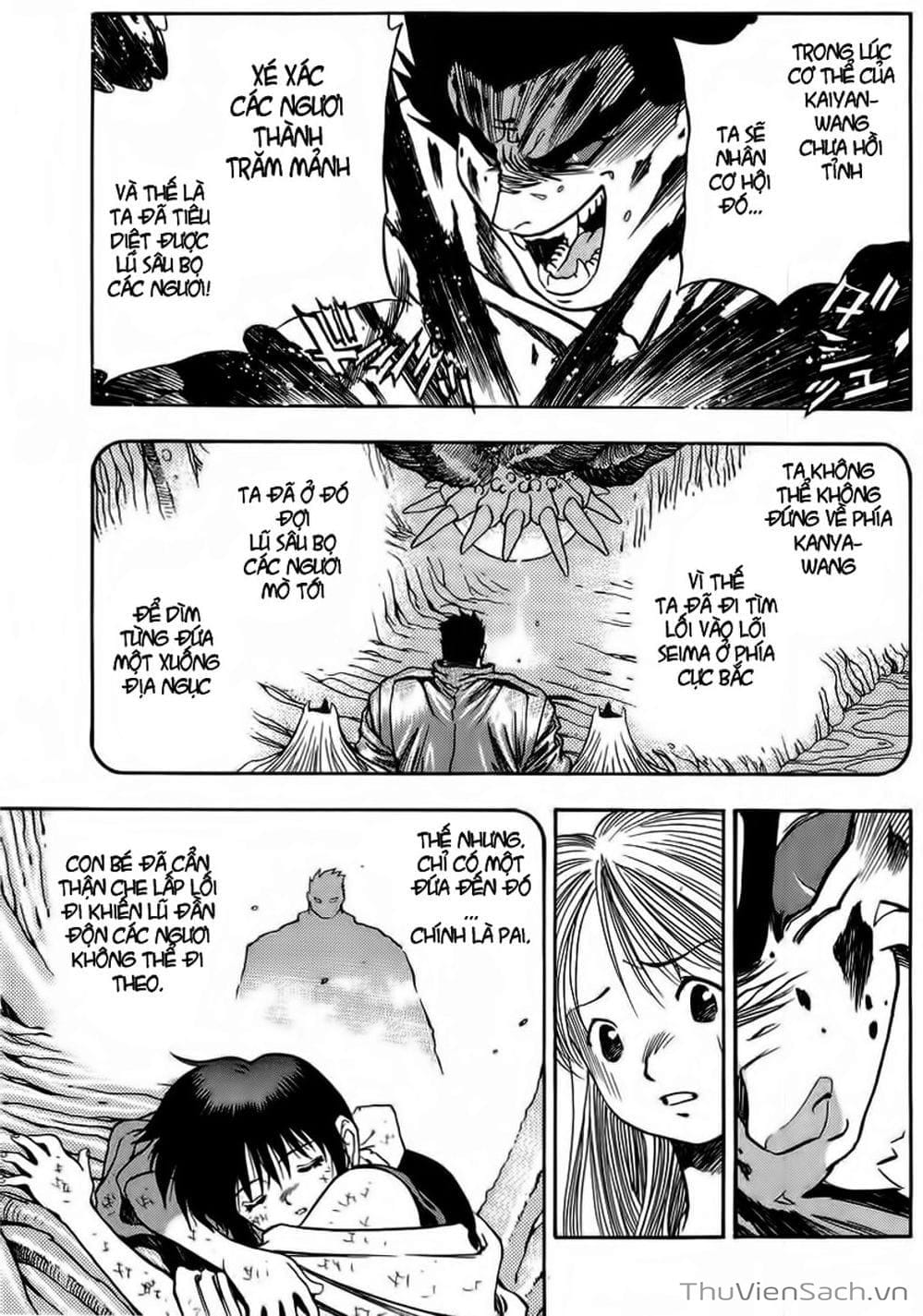 Truyện Tranh Cô Bé Ba Mắt - 3X3 Eyes trang 6