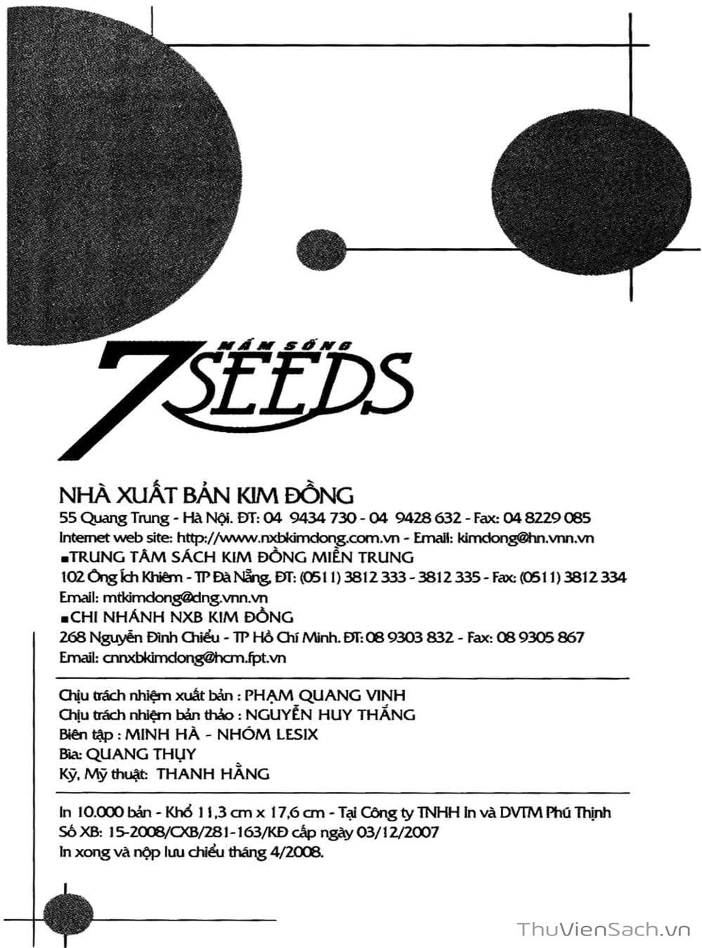 Truyện Tranh Mầm Sống - 7 Seeds trang 7