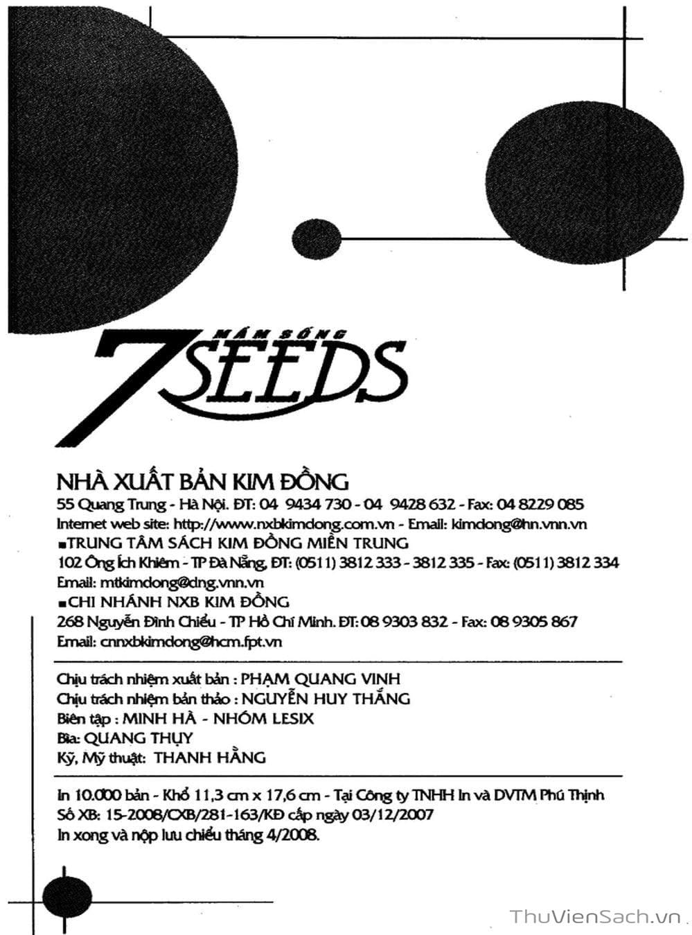 Truyện Tranh Mầm Sống - 7 Seeds trang 7