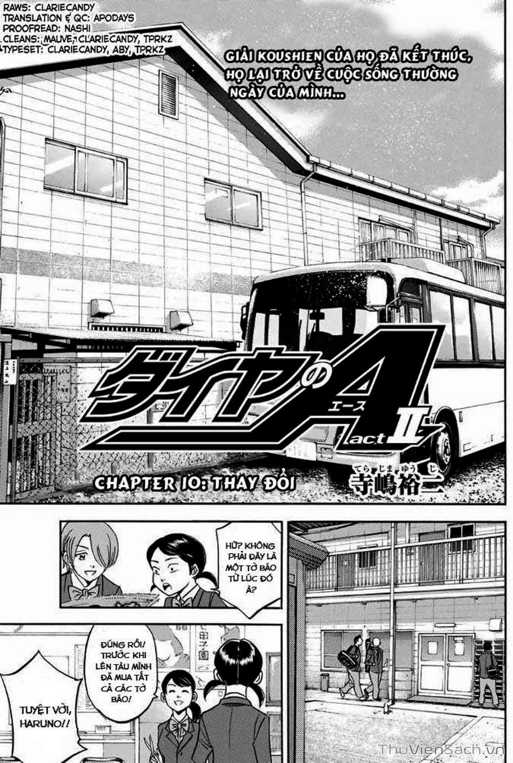 Truyện Tranh Đội Bóng Chày Siêu Đẳng - Ace Of Diamond trang 5