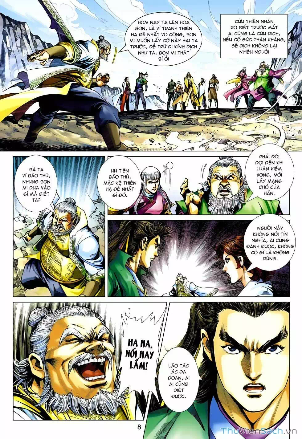 Truyện Tranh Anh Hùng Xạ Điêu - Manhua trang 4