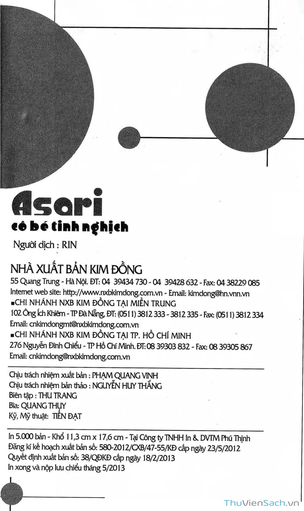 Truyện Tranh Asari Cô Bé Tinh Nghịch trang 2
