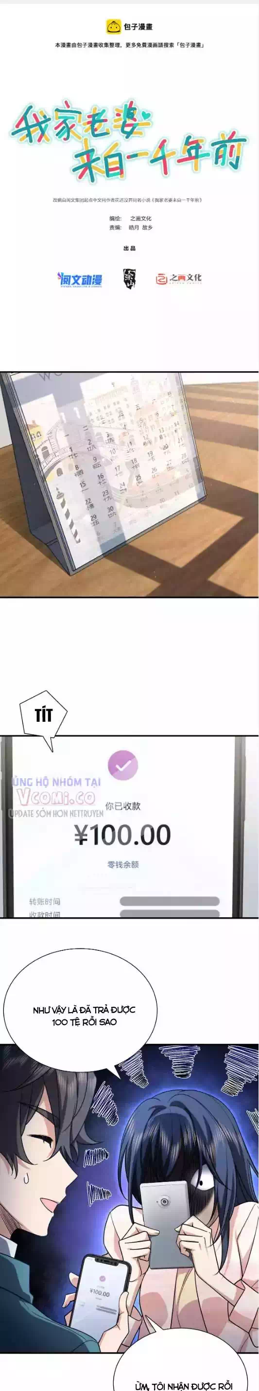 Truyện Tranh Bà Xã Nhà Tôi Đến Từ Ngàn Năm Trước trang 7