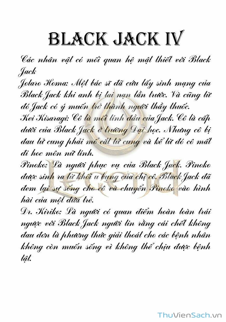 Truyện Tranh Bác Sĩ Quái Dị - Black Jack trang 3
