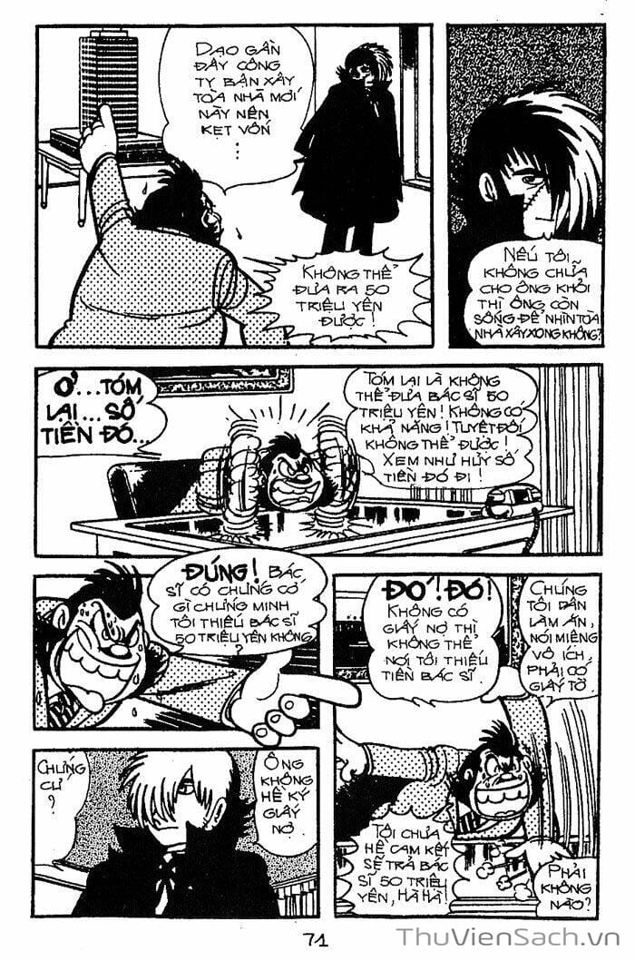 Truyện Tranh Bác Sĩ Quái Dị - Black Jack trang 3