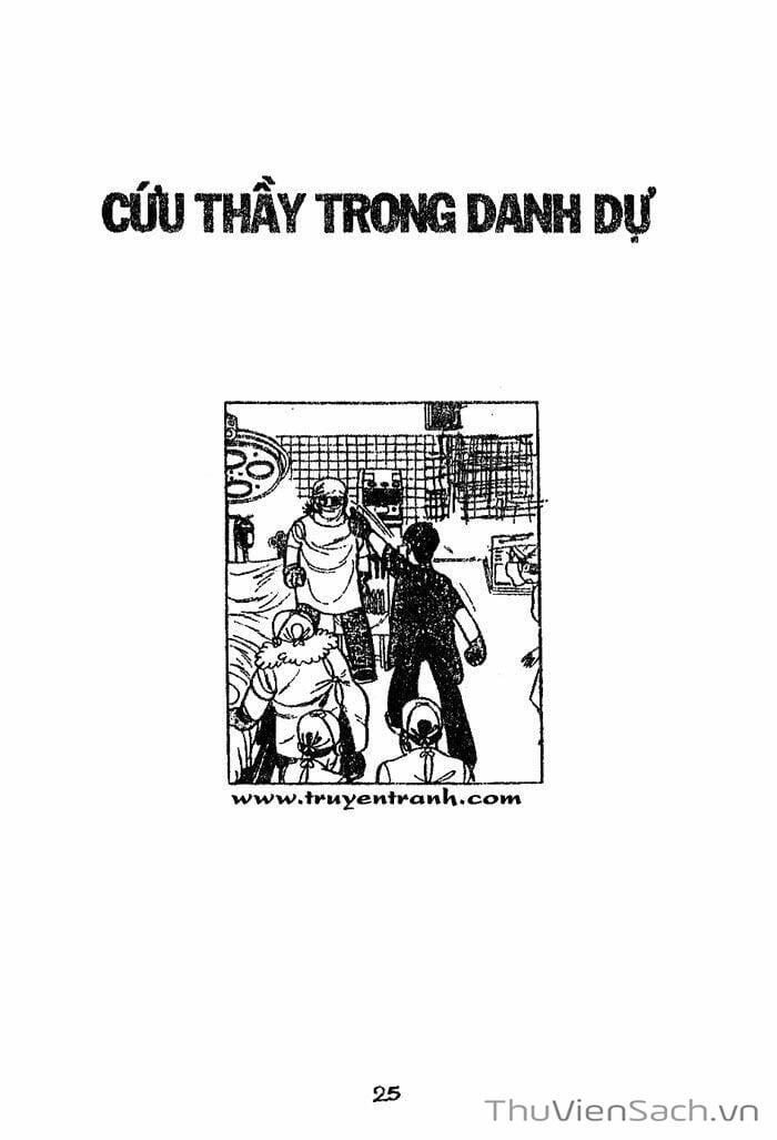 Truyện Tranh Bác Sĩ Quái Dị - Black Jack trang 3