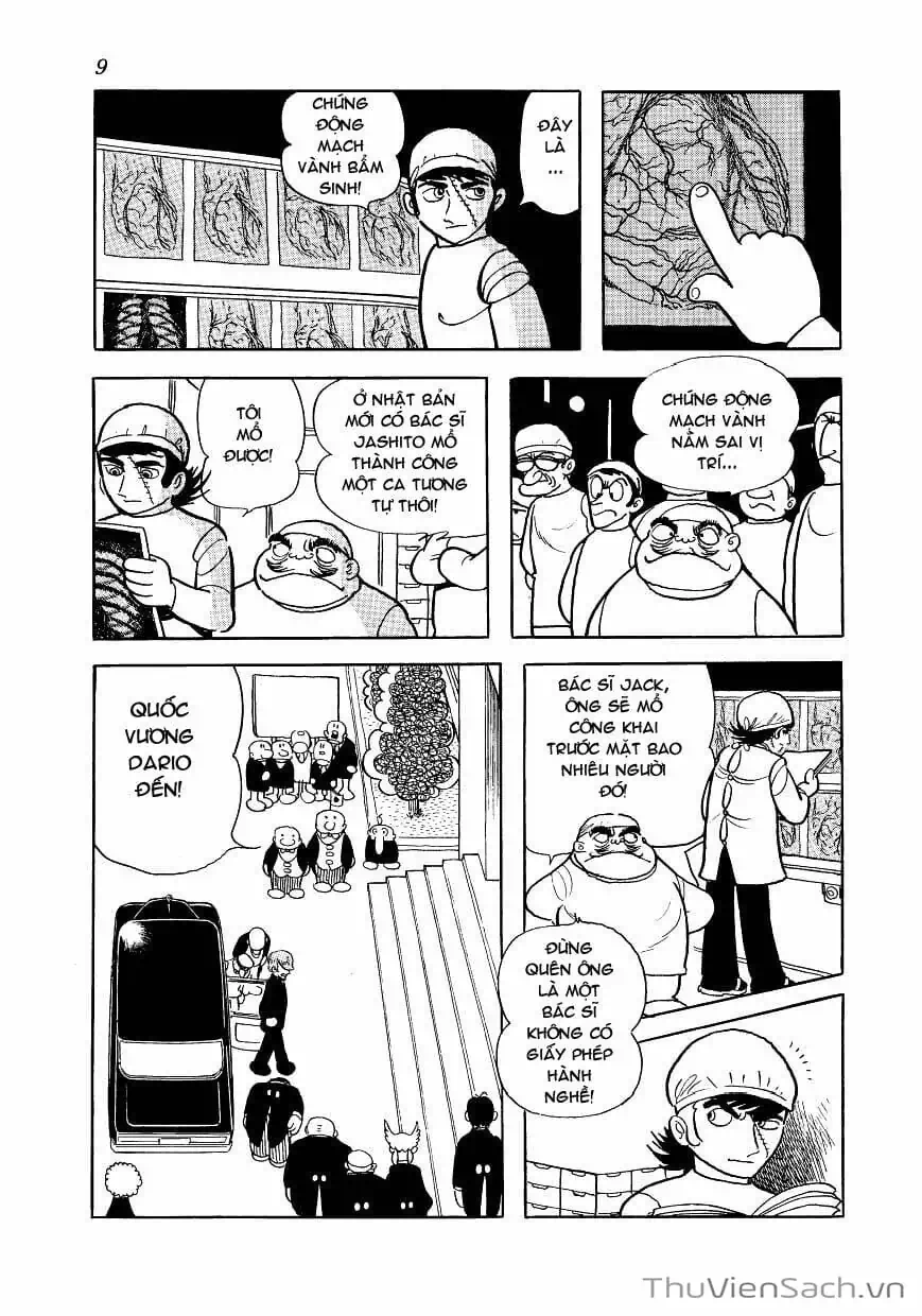 Truyện Tranh Bác Sĩ Quái Dị - Black Jack trang 3