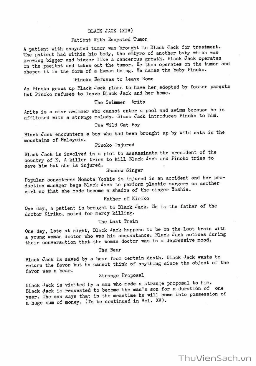 Truyện Tranh Bác Sĩ Quái Dị - Black Jack trang 3