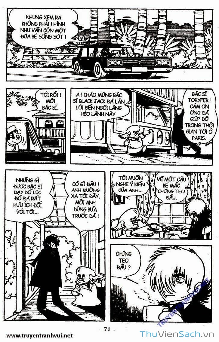 Truyện Tranh Bác Sĩ Quái Dị - Black Jack trang 3
