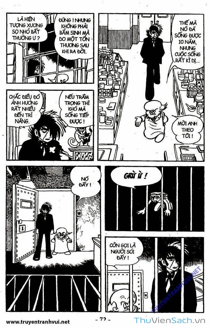 Truyện Tranh Bác Sĩ Quái Dị - Black Jack trang 3