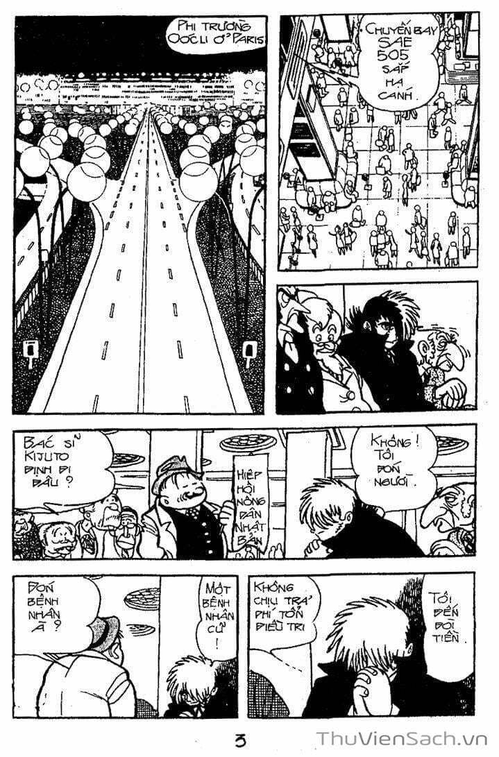 Truyện Tranh Bác Sĩ Quái Dị - Black Jack trang 3