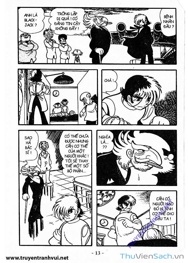 Truyện Tranh Bác Sĩ Quái Dị - Black Jack trang 3