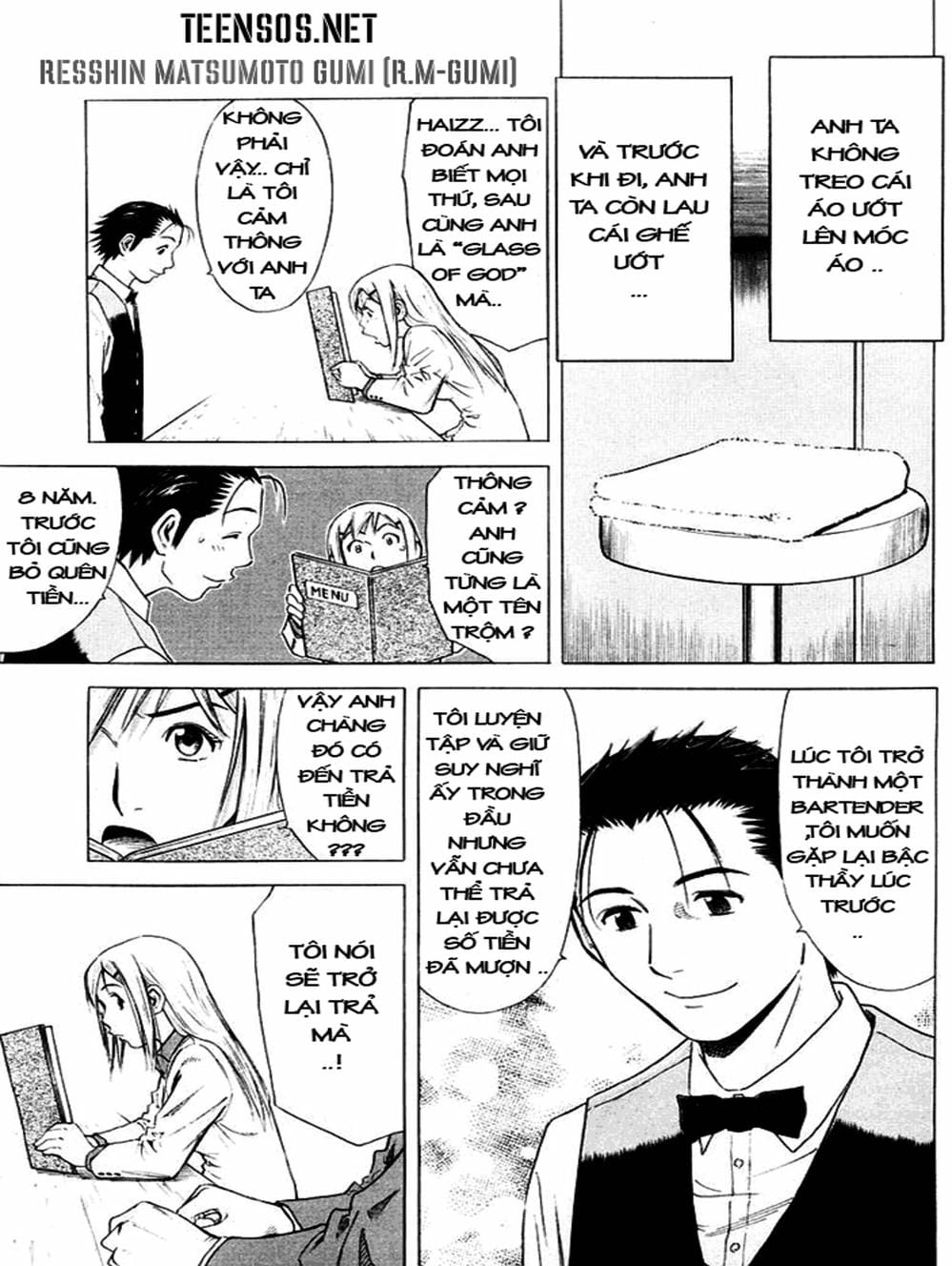 Truyện Tranh Bartender - Người Pha Chế Rượu trang 3