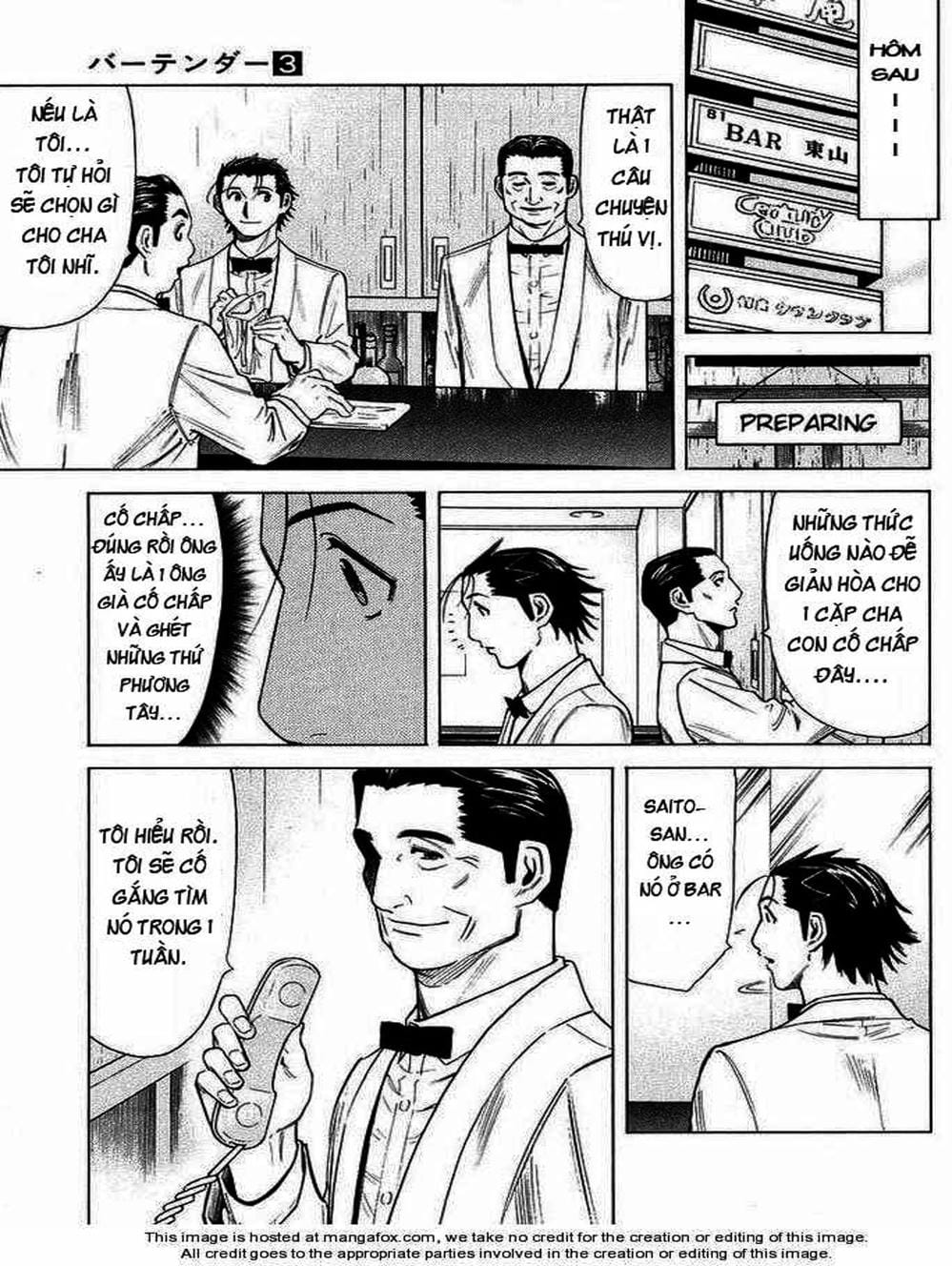 Truyện Tranh Bartender - Người Pha Chế Rượu trang 3