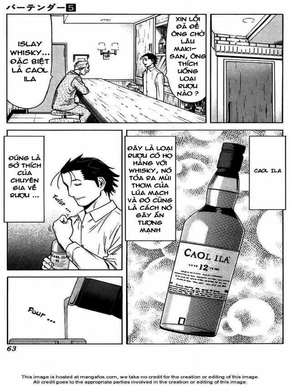 Truyện Tranh Bartender - Người Pha Chế Rượu trang 3