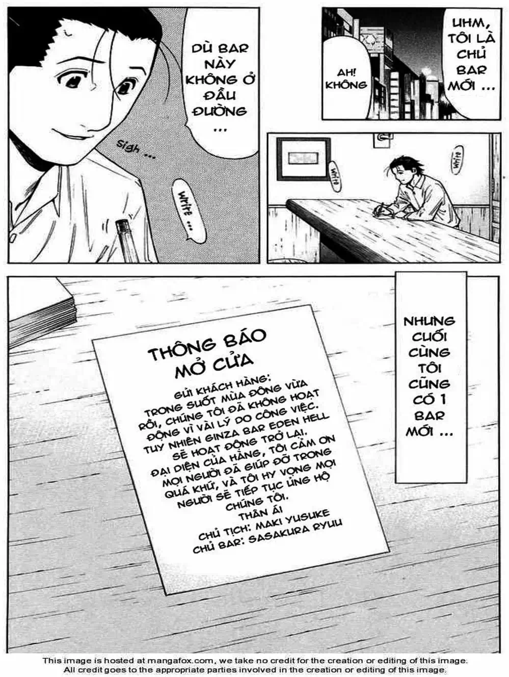Truyện Tranh Bartender - Người Pha Chế Rượu trang 3