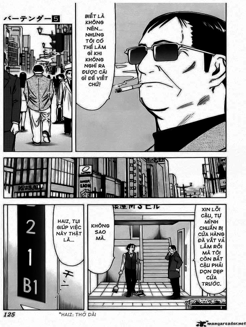 Truyện Tranh Bartender - Người Pha Chế Rượu trang 3
