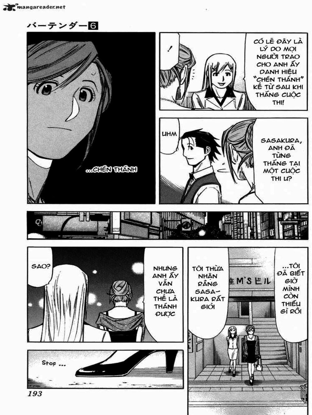 Truyện Tranh Bartender - Người Pha Chế Rượu trang 3