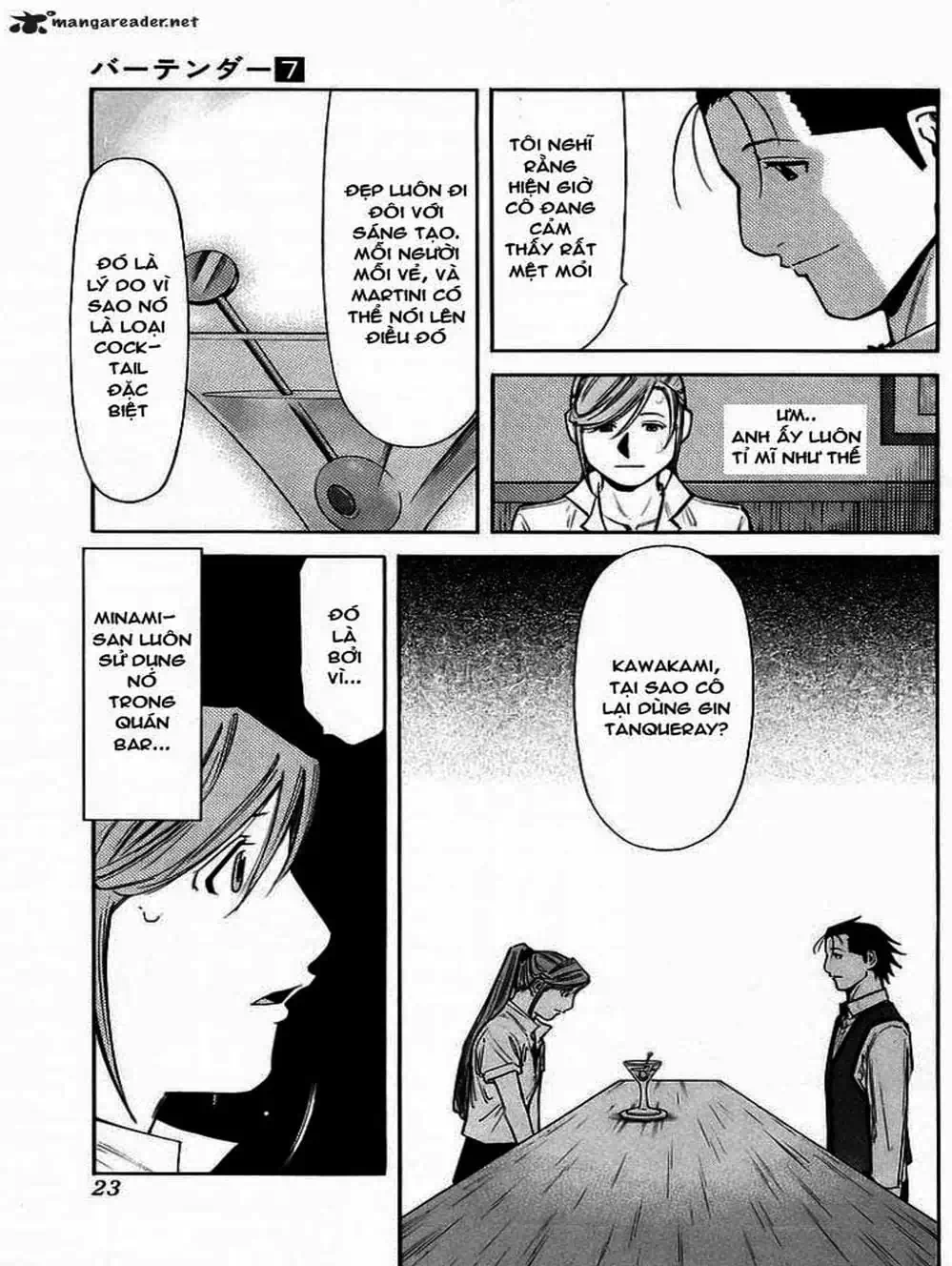 Truyện Tranh Bartender - Người Pha Chế Rượu trang 3