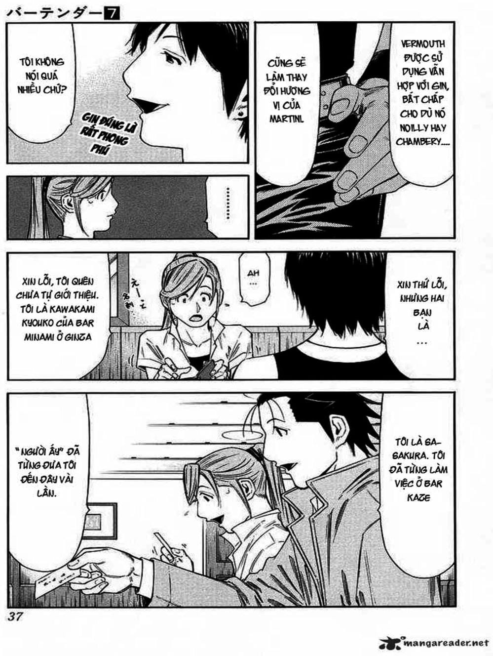 Truyện Tranh Bartender - Người Pha Chế Rượu trang 3
