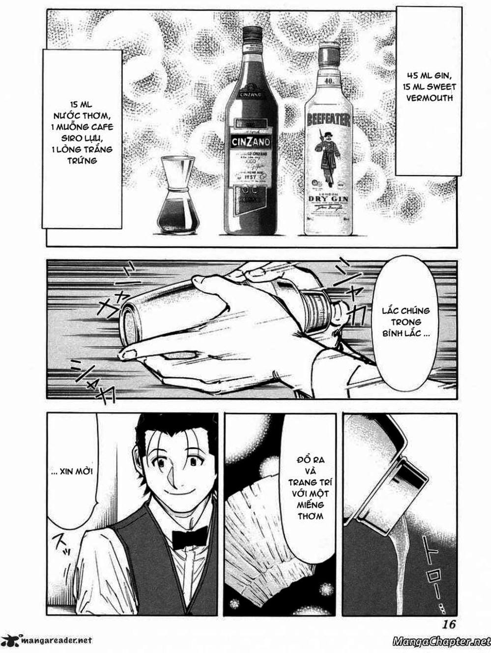 Truyện Tranh Bartender - Người Pha Chế Rượu trang 3