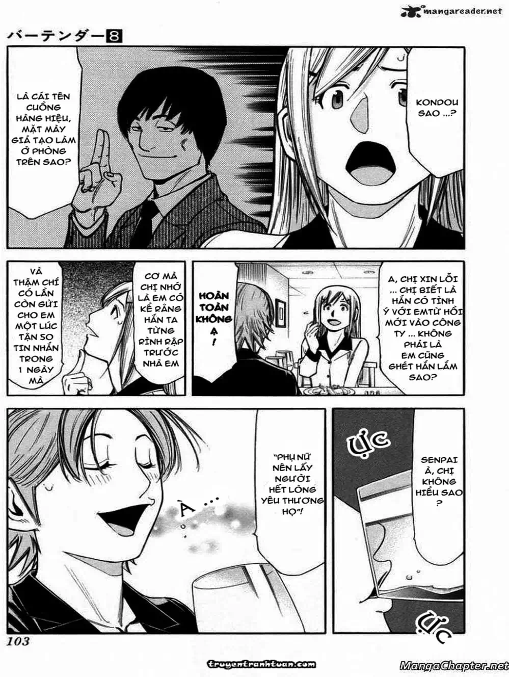 Truyện Tranh Bartender - Người Pha Chế Rượu trang 3