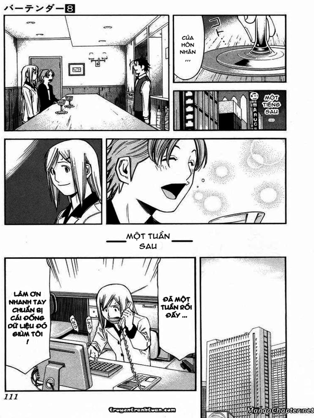 Truyện Tranh Bartender - Người Pha Chế Rượu trang 3