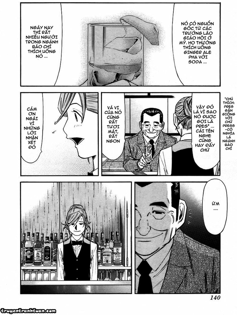 Truyện Tranh Bartender - Người Pha Chế Rượu trang 3