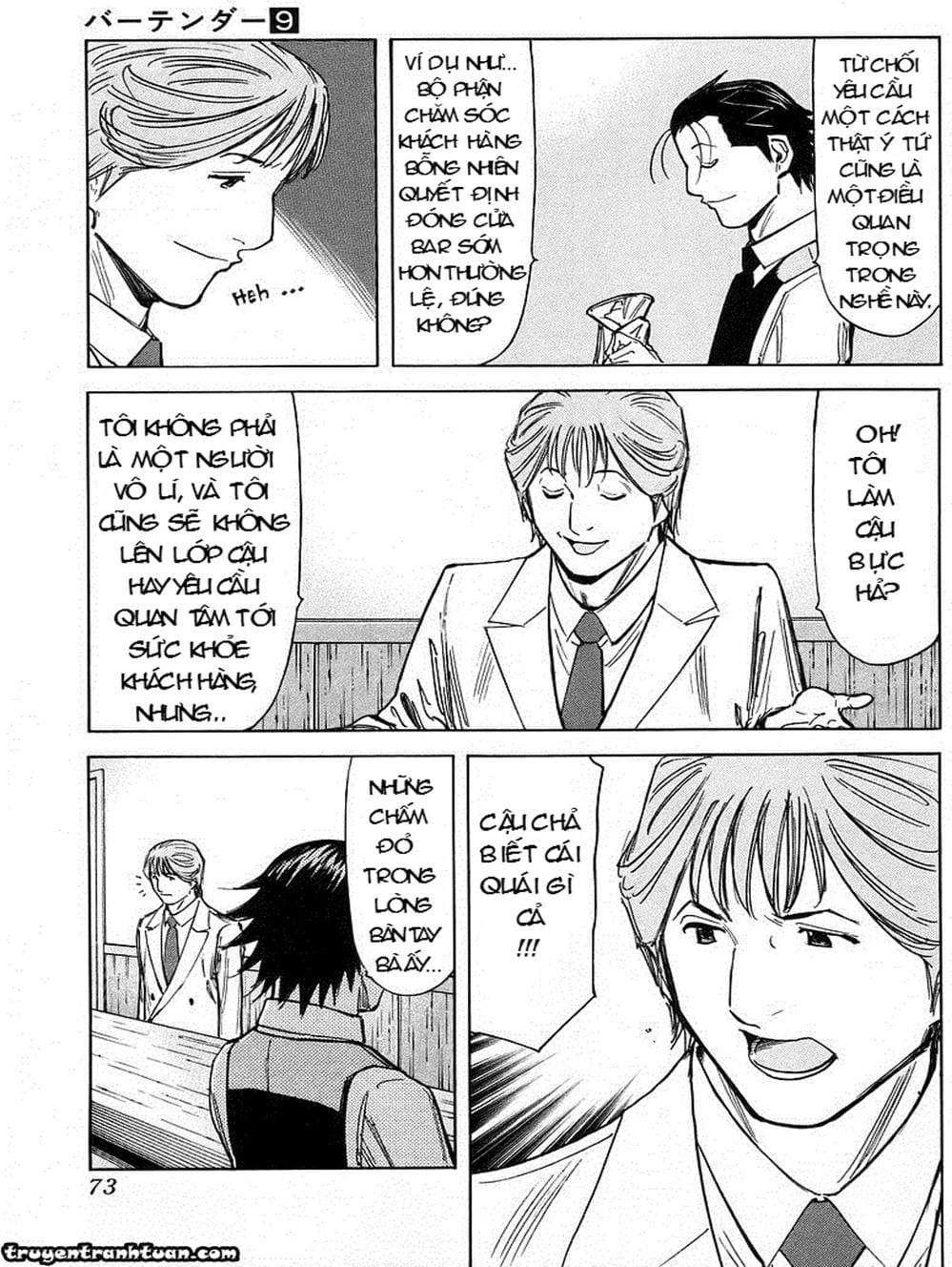 Truyện Tranh Bartender - Người Pha Chế Rượu trang 3