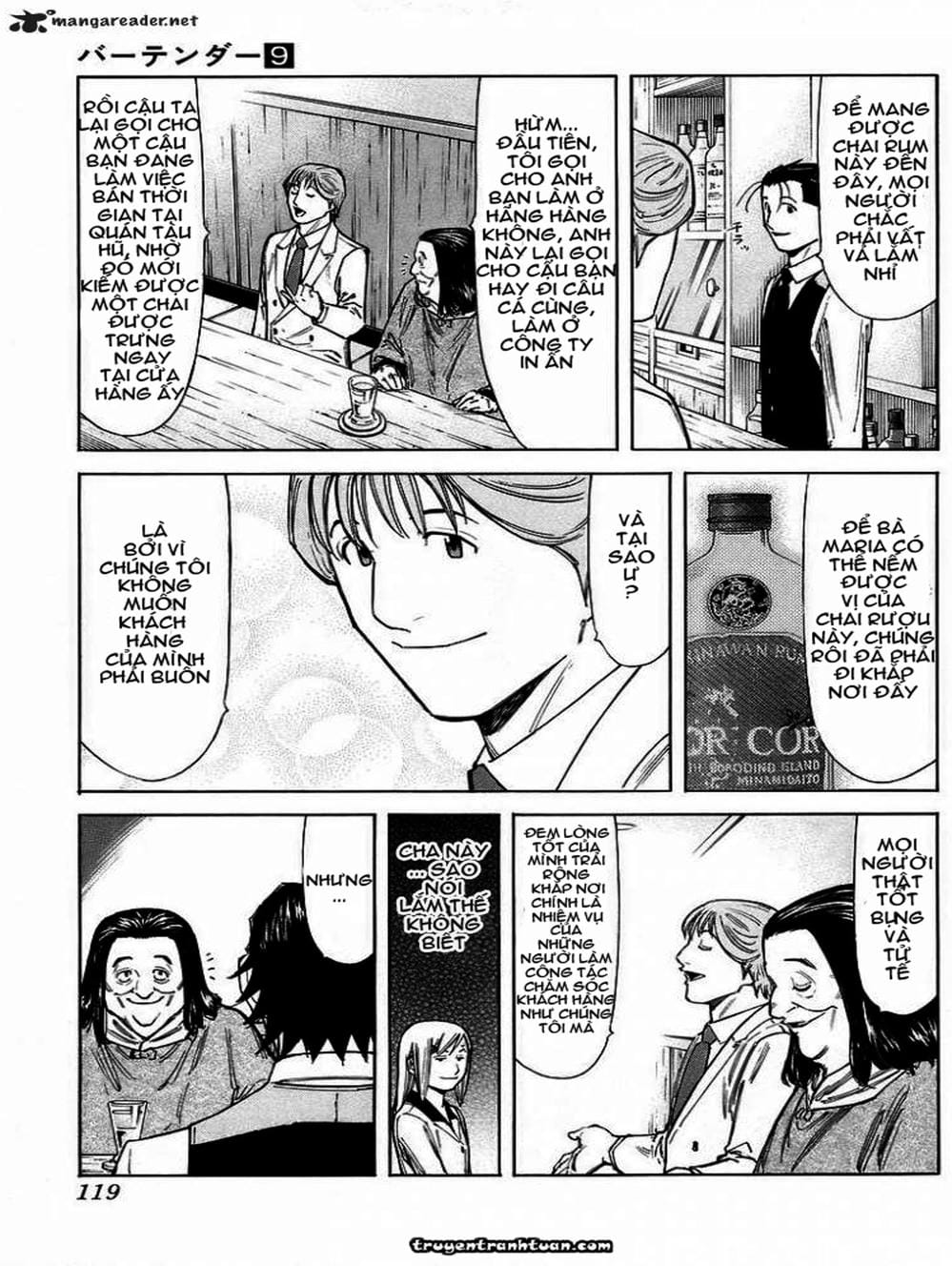 Truyện Tranh Bartender - Người Pha Chế Rượu trang 3