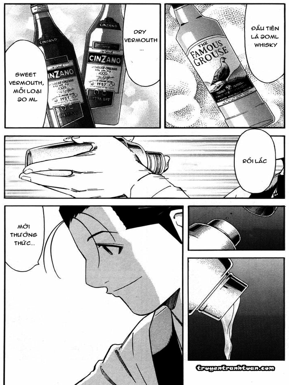 Truyện Tranh Bartender - Người Pha Chế Rượu trang 3