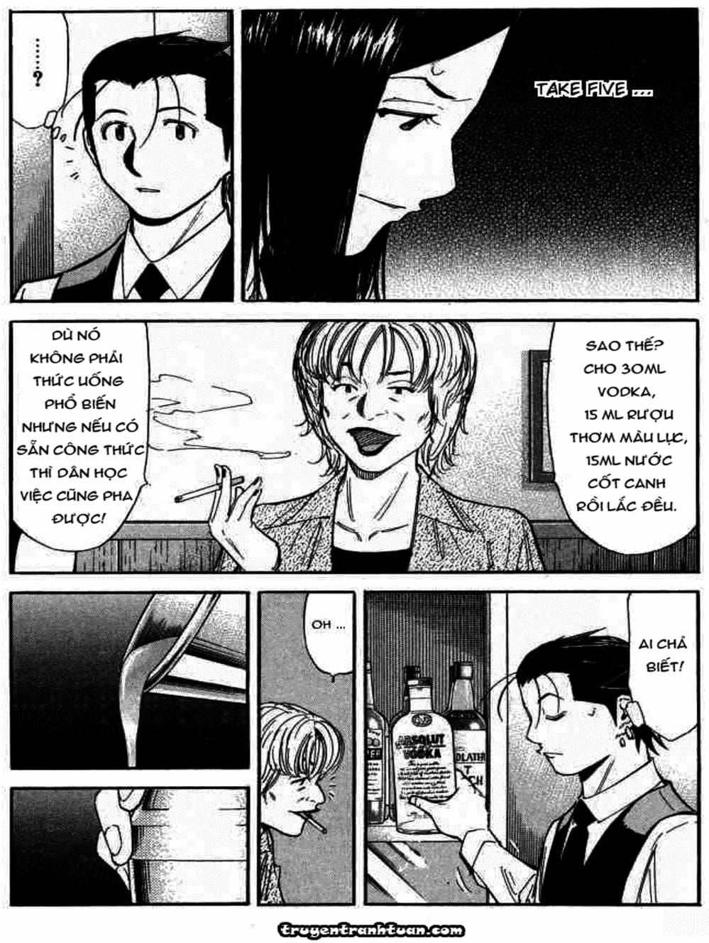 Truyện Tranh Bartender - Người Pha Chế Rượu trang 3