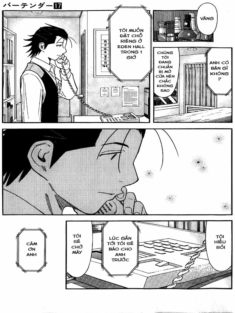 Truyện Tranh Bartender - Người Pha Chế Rượu trang 3