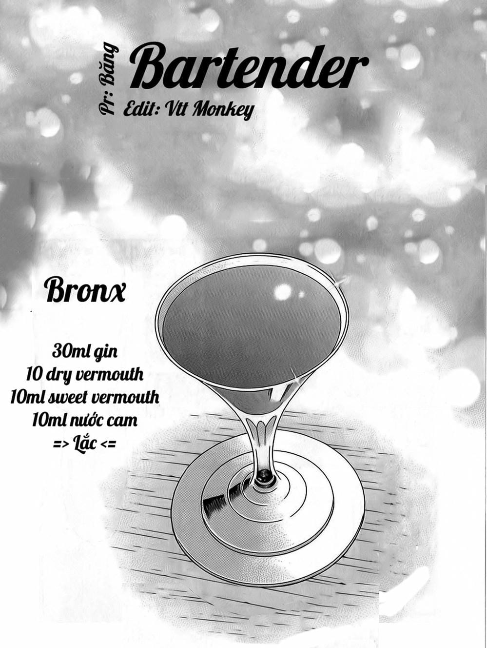 Truyện Tranh Bartender - Người Pha Chế Rượu trang 3